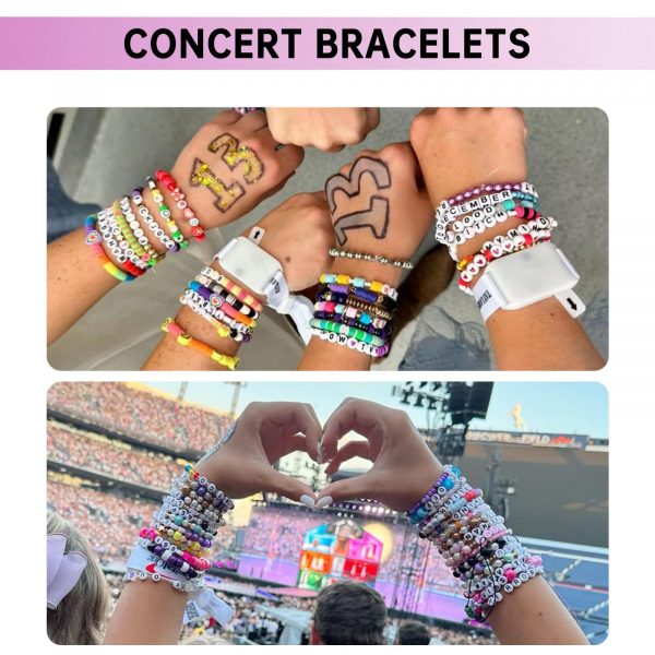 6 Box 23000 Pcs Clay Beads Bracelet Making Kit for Girls - Image 7